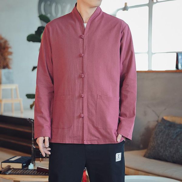 ethnic clothing oriental mens large sizes white hanfu blouse hinese style burgundy mandarin collar shirts linen flax, Red
ethnic clothing oriental mens large sizes white hanfu blouse hinese style burgundy mandarin collar shirts linen flax, Red