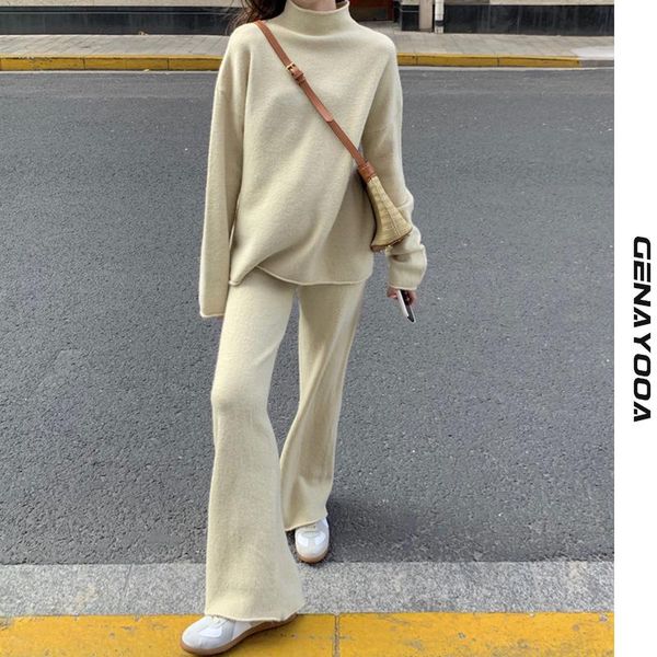 trendy knitted tracksuits women's outwear spring winter 2 piece set women pullover turtleneck sweater two 2021 korean sports suit, Gray
trendy knitted tracksuits women's outwear spring winter 2 piece set women pullover turtleneck sweater two 2021 korean sports suit, Gray