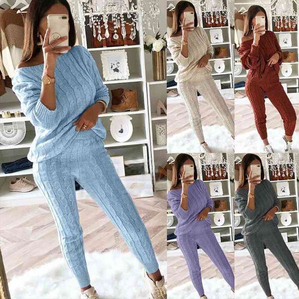 knitted sweaters 2 pieces womenpant sets fashion autumn winter streetwear knit outfit sweater pants trousers tracksuit, White
knitted sweaters 2 pieces womenpant sets fashion autumn winter streetwear knit outfit sweater pants trousers tracksuit, White