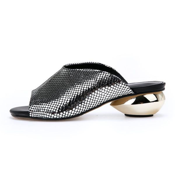 ladies slipper genuine leather summer shoes woman sandals low heels mixed color womens size 34-42 slippers, Black
ladies slipper genuine leather summer shoes woman sandals low heels mixed color womens size 34-42 slippers, Black
