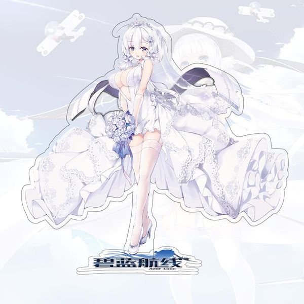 keychains anime 15 cm high azur lane stand plate model, Silver
keychains anime 15 cm high azur lane stand plate model, Silver