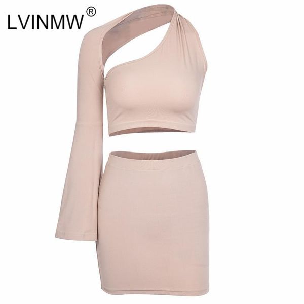 women's two piece pants lvinmw hollow out one shoulder long sleeve crop and mini pencil skirt 2021 autumn winter women set club dre, White
women's two piece pants lvinmw hollow out one shoulder long sleeve crop and mini pencil skirt 2021 autumn winter women set club dre, White