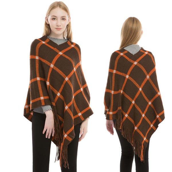 scarves lady's solid big plaid scarf in winter striped thickening poncho autumn women's black red tassels warm shawl, Blue;gray
scarves lady's solid big plaid scarf in winter striped thickening poncho autumn women's black red tassels warm shawl, Blue;gray