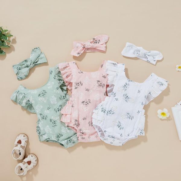 clothing sets baby girls summer casual romper clothes cute floral ruffle sleeveless jumpsuit with crotch buttons for toddler, White
clothing sets baby girls summer casual romper clothes cute floral ruffle sleeveless jumpsuit with crotch buttons for toddler, White