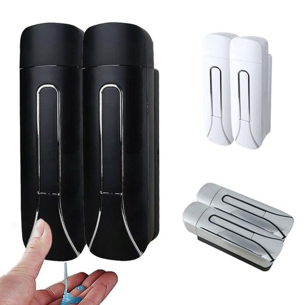 bathroom liquid soap dispenser wall mounted for kitchen plastic 350ml shower gel detergent shampoo bottle el home accessories
bathroom liquid soap dispenser wall mounted for kitchen plastic 350ml shower gel detergent shampoo bottle el home accessories