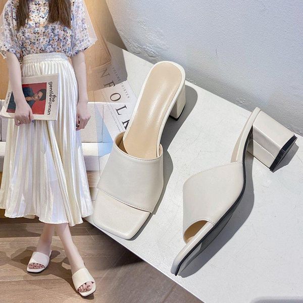 slippers summer fashion chaotic 2021 women shoes sandal high heels design open toe square root herringbone dress beach, Black
slippers summer fashion chaotic 2021 women shoes sandal high heels design open toe square root herringbone dress beach, Black