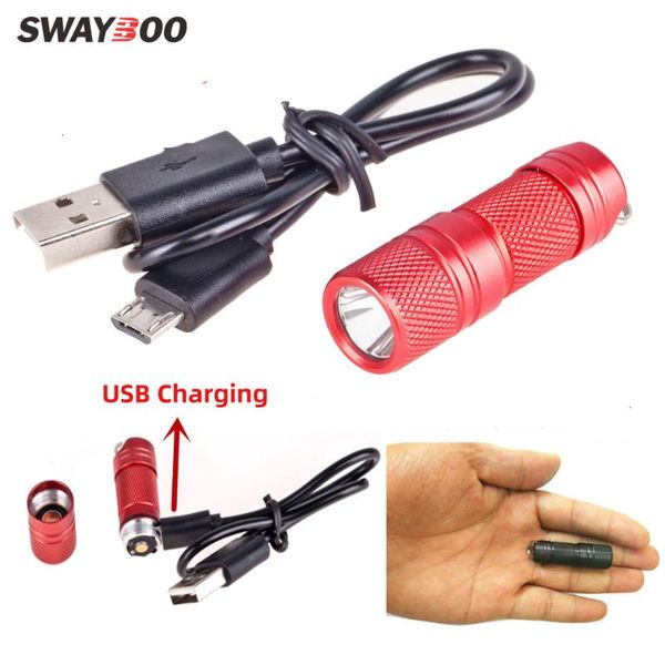 swayboo keychain mini pocket usb rechargeable led glare aluminum alloy stainless steel gift flashlights torches
swayboo keychain mini pocket usb rechargeable led glare aluminum alloy stainless steel gift flashlights torches