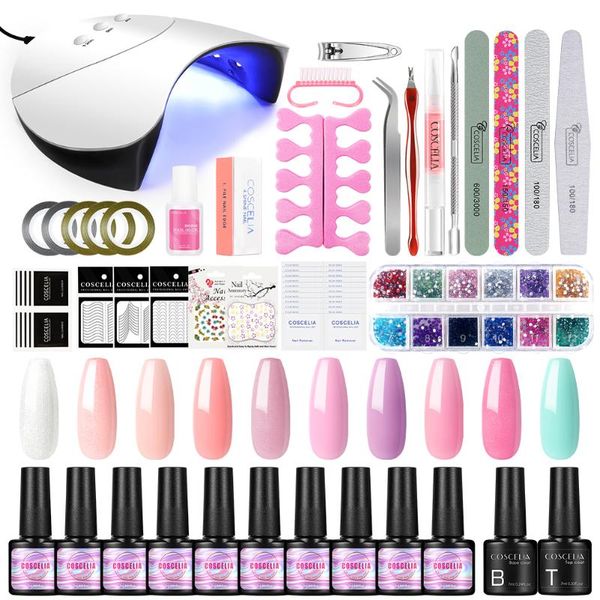 nail art kits coscelia set soak off gel polish varnish kit uv led lamp dryer manicure tools electric drill nails
nail art kits coscelia set soak off gel polish varnish kit uv led lamp dryer manicure tools electric drill nails