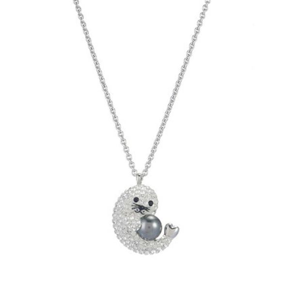 pendant necklaces sweet crystal marine creature baby necklace silver color pearl cute for women zk30
pendant necklaces sweet crystal marine creature baby necklace silver color pearl cute for women zk30