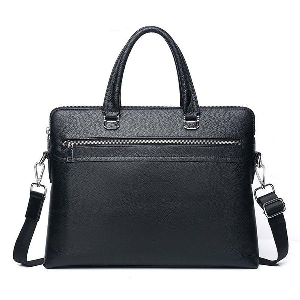 briefcases famous double zipper pocket design genuine leather briefcase men's shoulder messenger bag layer cowhide business laptop
briefcases famous double zipper pocket design genuine leather briefcase men's shoulder messenger bag layer cowhide business laptop
