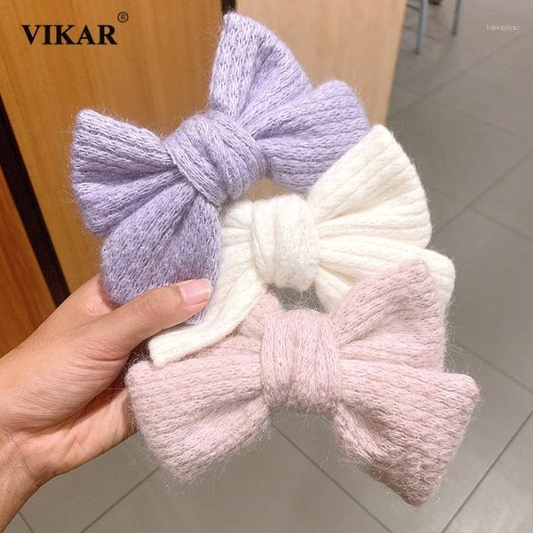 women winter wool knitting hairpins gilrs elegant big bows hair clip barrettes ornament fashion accessories vikar1
women winter wool knitting hairpins gilrs elegant big bows hair clip barrettes ornament fashion accessories vikar1
