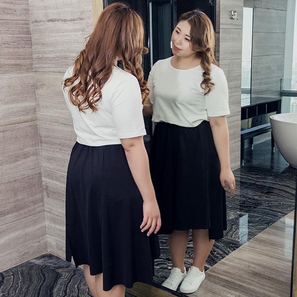 skirts spring and summer female fat mm stretch high waist show thin irregular skirt, Black
skirts spring and summer female fat mm stretch high waist show thin irregular skirt, Black