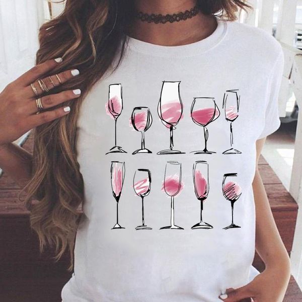 women's t-shirt women t-shirts wine watercolor holiday 2021 short sleeve fashion cartoon graphic print female summer t shirt tee, White
women's t-shirt women t-shirts wine watercolor holiday 2021 short sleeve fashion cartoon graphic print female summer t shirt tee, White