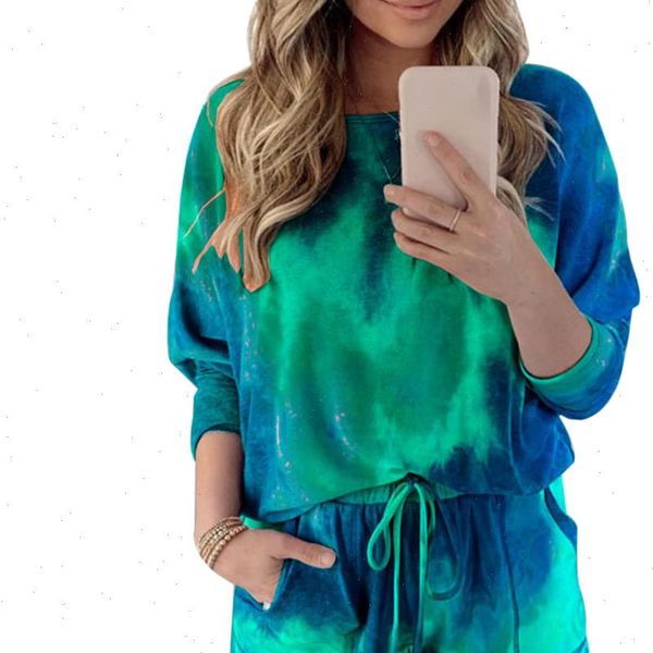 tie dye printed clothing women tracksuits set two piece long sleeve blouses shorts ladies outfits fashion casual female clothes, Gray
tie dye printed clothing women tracksuits set two piece long sleeve blouses shorts ladies outfits fashion casual female clothes, Gray
