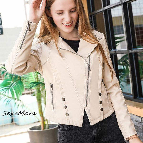 women's jackets arrival 2021 fashion women pu casual vintage slim button zipper fit, Black;brown
women's jackets arrival 2021 fashion women pu casual vintage slim button zipper fit, Black;brown