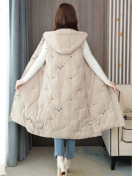 2021 luxury high-end plus size sleeveless long vest winter new oversized warm jacket women's female clothing, Tan;black
2021 luxury high-end plus size sleeveless long vest winter new oversized warm jacket women's female clothing, Tan;black