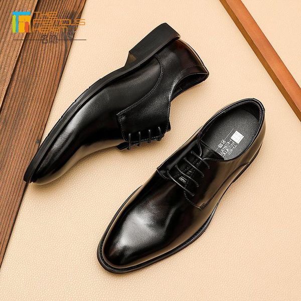 dress shoes | high grade lace up layer hand-made batch hair men's casual business leather, Black
dress shoes | high grade lace up layer hand-made batch hair men's casual business leather, Black