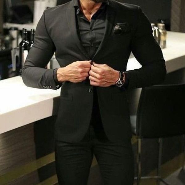 men's suits & blazers black 2pcs men custom made slim fit groom tuxedo wedding dinner party fashion desgin shawl lapel blazer, White;black
men's suits & blazers black 2pcs men custom made slim fit groom tuxedo wedding dinner party fashion desgin shawl lapel blazer, White;black