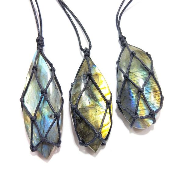 dragons heart shaped moonlight labradorite necklace natural stone pendant wrap braided macrame energy hanging decorative objects & figurines
dragons heart shaped moonlight labradorite necklace natural stone pendant wrap braided macrame energy hanging decorative objects & figurines