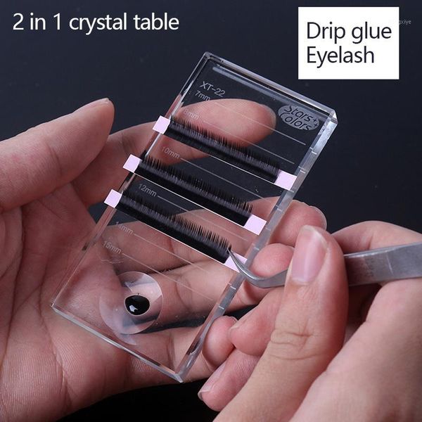 eyelash extension glue crystal tray, individual eyelashes pad,two in one fake lashes makeup tools1
eyelash extension glue crystal tray, individual eyelashes pad,two in one fake lashes makeup tools1