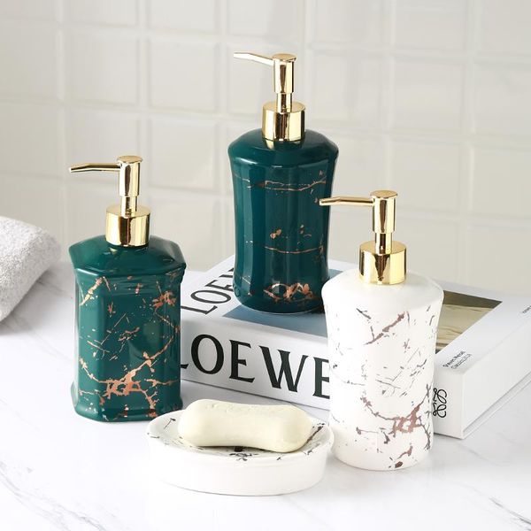 european style marbled ceramic 400ml lotion bottle household shower gel shampoo facial cleanser hand soap dispenser dish bath accessory set
european style marbled ceramic 400ml lotion bottle household shower gel shampoo facial cleanser hand soap dispenser dish bath accessory set