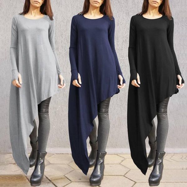 s-5xl plus size knitted blouse women celmia fashion asymmetrical long solid loose sleeve o neckcasual blusas femininas women's blouses, White
s-5xl plus size knitted blouse women celmia fashion asymmetrical long solid loose sleeve o neckcasual blusas femininas women's blouses, White