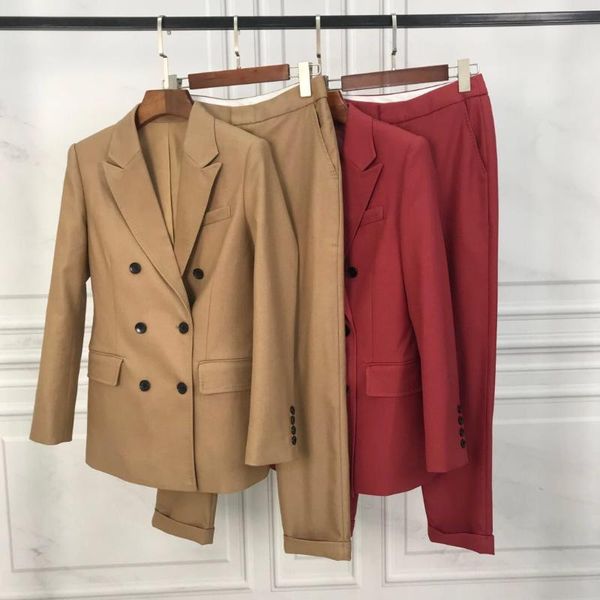 women's two piece pants temperament of high-end professional wool suit show thin straight canister two-piece female british wind blown, White
women's two piece pants temperament of high-end professional wool suit show thin straight canister two-piece female british wind blown, White
