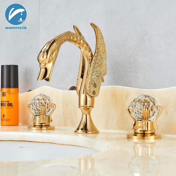 bathroom sink faucets widespread tap polished gold swan two glass handles 3 hole mixer elegant
bathroom sink faucets widespread tap polished gold swan two glass handles 3 hole mixer elegant