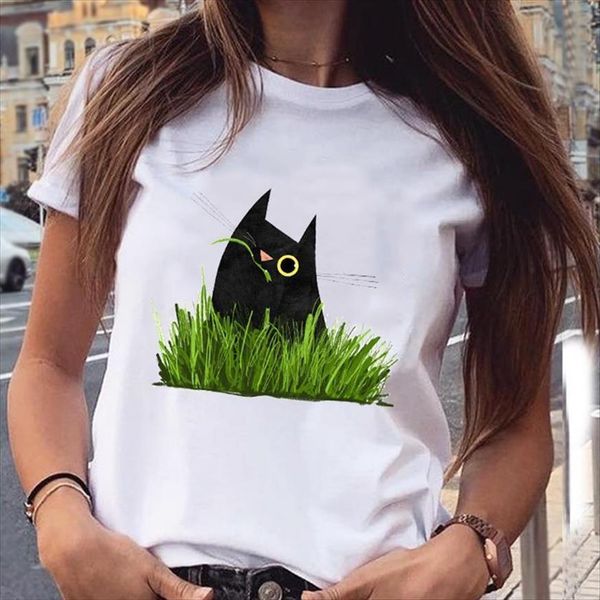 graphic cat funny casual women printing animal fashion short sleeve cartoon print female clothes tees, White
graphic cat funny casual women printing animal fashion short sleeve cartoon print female clothes tees, White