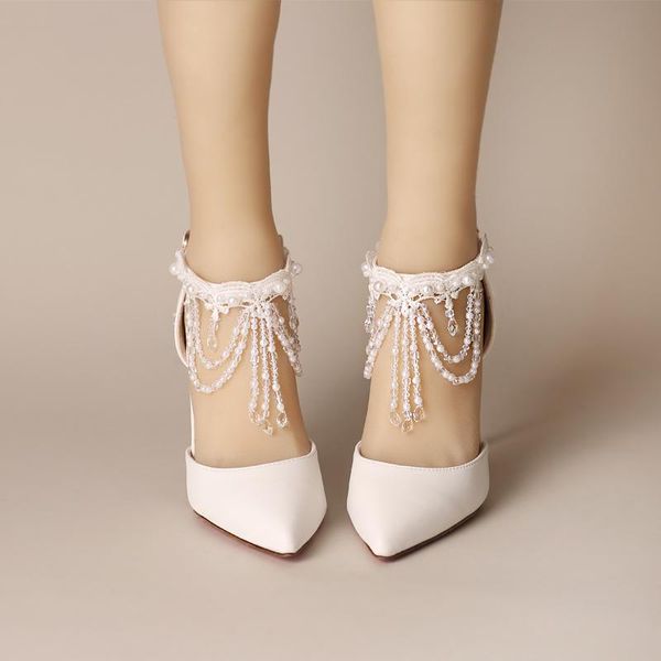 dress shoes 2021 women's pointed-toe crystal pendant wedding high heels sandals sweet tassels a- line buckle bridesmaid, Black
dress shoes 2021 women's pointed-toe crystal pendant wedding high heels sandals sweet tassels a- line buckle bridesmaid, Black
