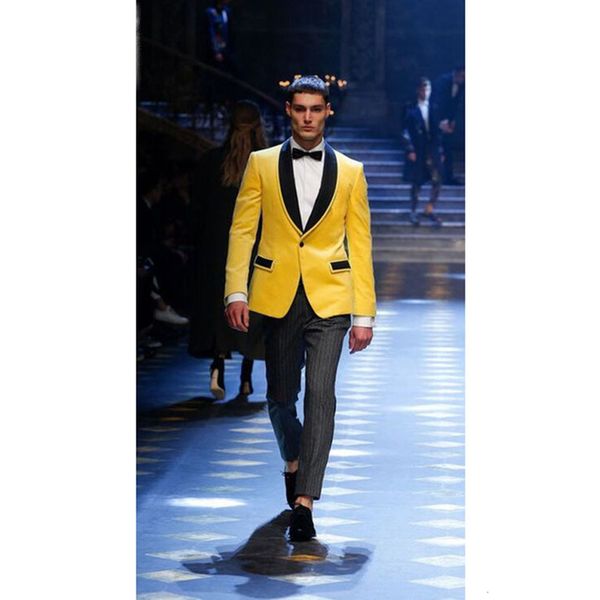 men's suits & blazers more recent designs yellow shawl jacket gray suit stripe 2021 tux pants for groom tuxedo prom party men's, White;black
men's suits & blazers more recent designs yellow shawl jacket gray suit stripe 2021 tux pants for groom tuxedo prom party men's, White;black