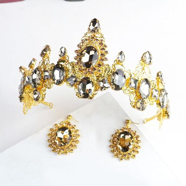 earrings & necklace bridal jewelry sets colorful bling crystal tiaras and crowns earring headbands for women bride noiva wedding hair orname, Silver
earrings & necklace bridal jewelry sets colorful bling crystal tiaras and crowns earring headbands for women bride noiva wedding hair orname, Silver