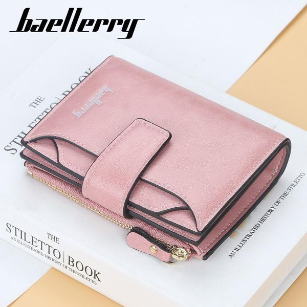 wallets baellerry designer wallet purse women luxury money bag ladies pu casual zipper short, Red;black
wallets baellerry designer wallet purse women luxury money bag ladies pu casual zipper short, Red;black