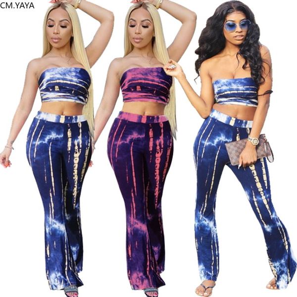 2021 women set two pieces sets summer trasuits tie-dye print strapless +pants suit fitness night party outfits gl842b, White
2021 women set two pieces sets summer trasuits tie-dye print strapless +pants suit fitness night party outfits gl842b, White