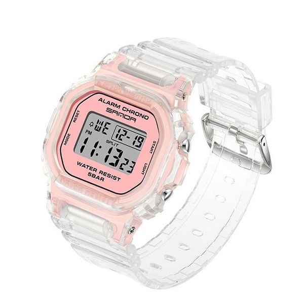 wristwatches ladies men's watch fashion sports transparent strap led digital clock electronic waterproof design, Slivery;brown
wristwatches ladies men's watch fashion sports transparent strap led digital clock electronic waterproof design, Slivery;brown