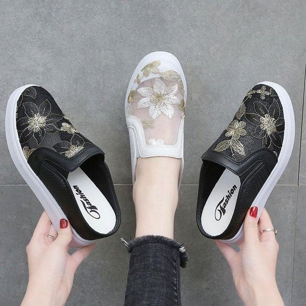 slippers fretwork heels shoes woman 2021 low loafers cover toe casual increased internal platform luxury summer slides fabric pu, Black
slippers fretwork heels shoes woman 2021 low loafers cover toe casual increased internal platform luxury summer slides fabric pu, Black