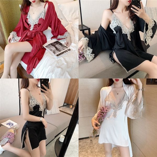 ai weichun wants to wear a nightdrs, women's two-piece suit, thin pajamas, lace fun private room ice silk home cloth, Red;black
ai weichun wants to wear a nightdrs, women's two-piece suit, thin pajamas, lace fun private room ice silk home cloth, Red;black