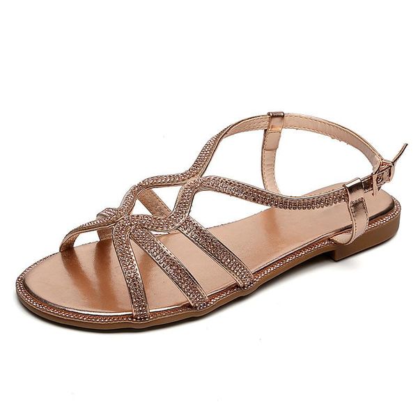 bohemian 20 summer sandals women's large size shoes casual flat rhinestone sandalias de verano para mujer, Black
bohemian 20 summer sandals women's large size shoes casual flat rhinestone sandalias de verano para mujer, Black