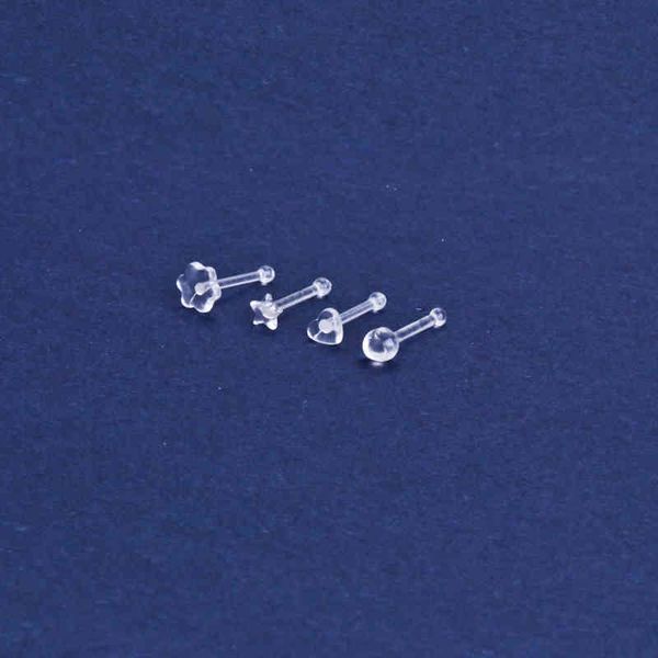 clear nose rings transparent ball straight bone ear stud retainer hide invisible bio plastic body jewelry for women 20g, Silver
clear nose rings transparent ball straight bone ear stud retainer hide invisible bio plastic body jewelry for women 20g, Silver