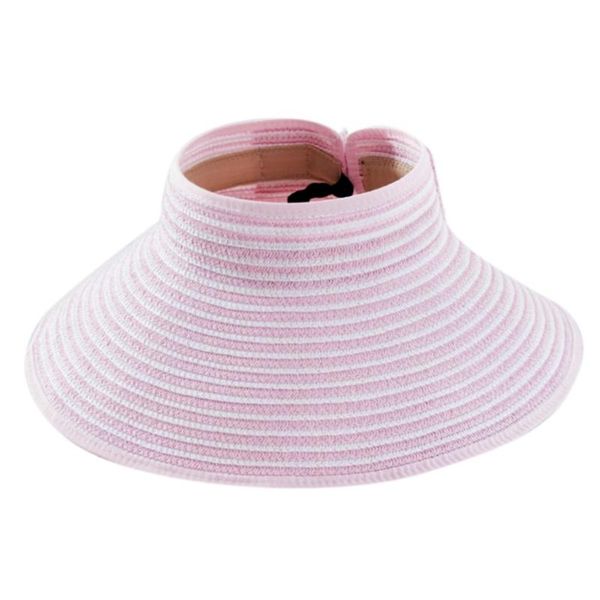 womens summer open straw sun visor hat sweet bowknot wide brim sunscreen roll-up packable foldable adjustable beach cap hats, Blue;gray
womens summer open straw sun visor hat sweet bowknot wide brim sunscreen roll-up packable foldable adjustable beach cap hats, Blue;gray