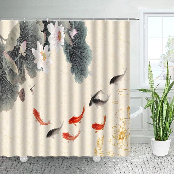 shower curtains ink carp pink floral set red black koi fish chinese style decor bathroom fabric bathtub bath curtain with hooks
shower curtains ink carp pink floral set red black koi fish chinese style decor bathroom fabric bathtub bath curtain with hooks