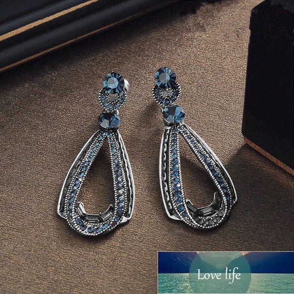 huitan women drop shipping ethnic female accessories with blue stones anniversary birthday gift for wife/mother earring dropship, Silver
huitan women drop shipping ethnic female accessories with blue stones anniversary birthday gift for wife/mother earring dropship, Silver