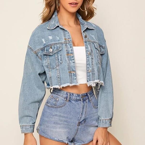 women's jackets denim jacket women spring autumn short 5 colors female lapel retro cotton slim boyfriend washed blue jeans coat outerwe, Black;brown
women's jackets denim jacket women spring autumn short 5 colors female lapel retro cotton slim boyfriend washed blue jeans coat outerwe, Black;brown