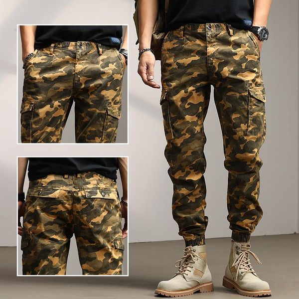 men's jeans ly streetwear fashion men military camouflage big pocket casual cargo pants slack bottom hip hop joggers harem trousers, Blue
men's jeans ly streetwear fashion men military camouflage big pocket casual cargo pants slack bottom hip hop joggers harem trousers, Blue