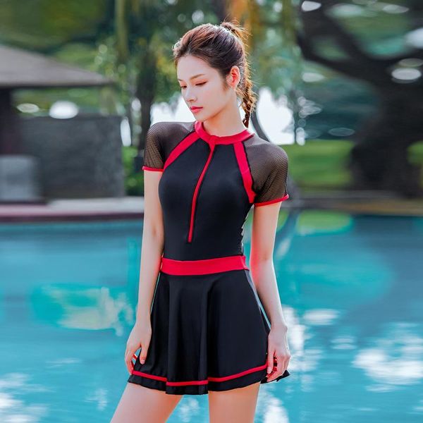 one-piece suits swimsuits for women girls sports swimwear one pieces bathing suit swimming short sleeve patchwork zipper mesh back high neck
one-piece suits swimsuits for women girls sports swimwear one pieces bathing suit swimming short sleeve patchwork zipper mesh back high neck