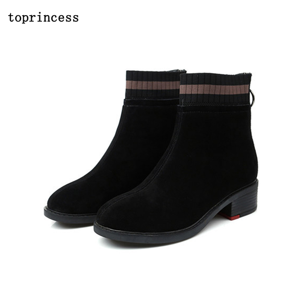 boots hn15 incess elastic band for women leather ankle and zipper rounded toe furry fur lined warm anti-slip, Black
boots hn15 incess elastic band for women leather ankle and zipper rounded toe furry fur lined warm anti-slip, Black