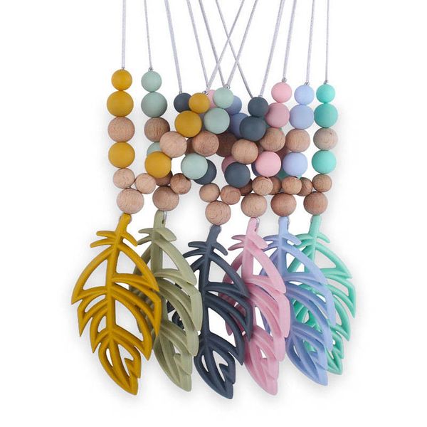 silicone baby pacifiers necklace leaf teething beads teether newborn teeth practice toys infant feeding natural wooden pacifier chain holder
silicone baby pacifiers necklace leaf teething beads teether newborn teeth practice toys infant feeding natural wooden pacifier chain holder