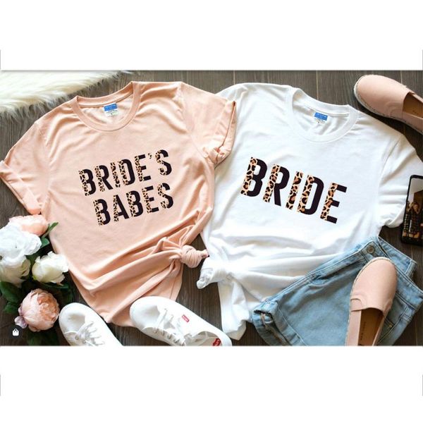 women's t-shirt bachelorette party shirts bride babe tshirt bridal leopard print engagement propose gifts bridesmaid oneck cotton top, White
women's t-shirt bachelorette party shirts bride babe tshirt bridal leopard print engagement propose gifts bridesmaid oneck cotton top, White