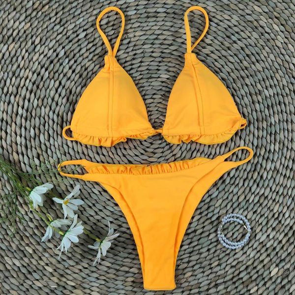 new yellow bikini micro bikinis women biquini low waist swimsuit brazilian swimwear bandage push up swimming suit for womenin
new yellow bikini micro bikinis women biquini low waist swimsuit brazilian swimwear bandage push up swimming suit for womenin