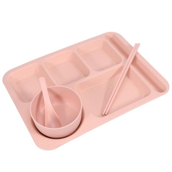 dishes & plates 1 set creative wheat straw bowl exquisite dinner tray drop-proof rice separate cutlery )
dishes & plates 1 set creative wheat straw bowl exquisite dinner tray drop-proof rice separate cutlery )